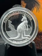1oz kangaroo 2016 proof high relief zilver perth mint, Ophalen of Verzenden, Zilver