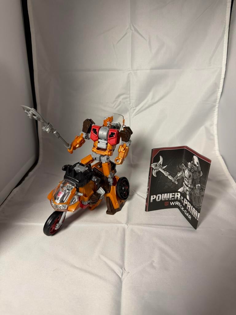 Transformers Power of the Primes Wreck-Gar x2, Verzamelen, Transformers, Gebruikt, Overige generaties, Ophalen of Verzenden