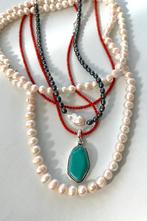 Freshwater Pearl Necklace – 55 cm, Ophalen of Verzenden, Nieuw, Zilver