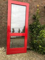 |hardhouten voordeur| buitendeur |dubbelglas| 233,7X93|, Doe-het-zelf en Verbouw, Deuren en Horren, Ophalen, Gebruikt, 80 tot 100 cm