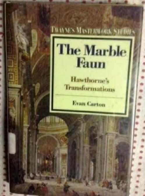 The marble faun; Evan Carton; 0805794484; twayne's masterwor, Boeken, Taal | Engels, Zo goed als nieuw, Ophalen of Verzenden