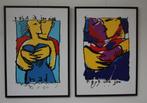 Herman Brood schilderijen 2 Luik. Aanbieding., Ophalen, Nieuw, Schilderij, 75 cm of meer