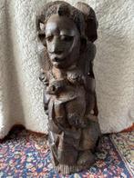Oud Primitief Afrikaanse Levensboom Beeld van de Makonde Sta, Antiek en Kunst, Kunst | Beelden en Houtsnijwerken, Ophalen of Verzenden
