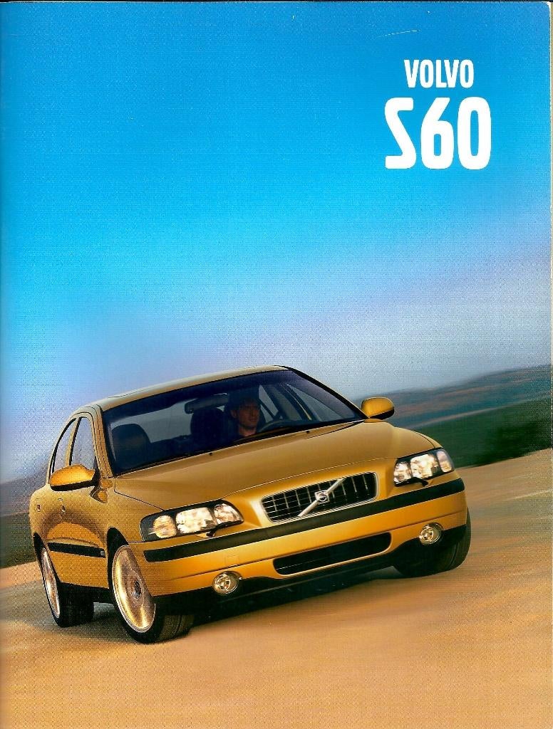 Brochure Volvo S60 2001, Ophalen of Verzenden, Gelezen, Volvo