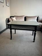 Elegante salontafel en bijpassende marokkaanse bank, Huis en Inrichting, Ophalen, Gebruikt, Hout