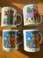 Kerst mokken set van 4, Huis en Inrichting, Keuken | Servies, Ophalen of Verzenden, Gebruikt