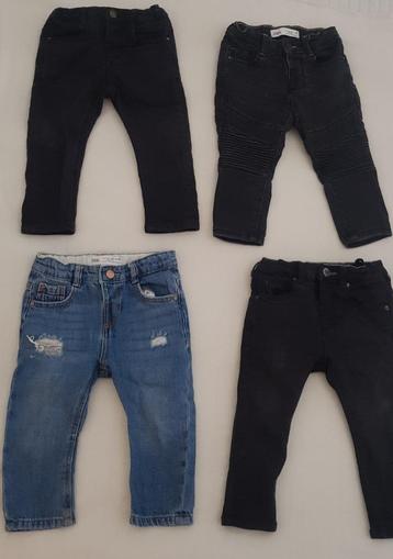 4 x zara spijkerbroeken baby kleding maat 86 skinny jeans beschikbaar voor biedingen