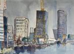Frans Bianchi | 'Leuvehaven Rotterdam' | UNIEK WERK, Antiek en Kunst, Ophalen