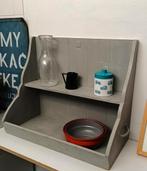 oude gruttersbak vintage keukenschap, wandrek brocante retro, Antiek en Kunst, Curiosa en Brocante, Ophalen of Verzenden