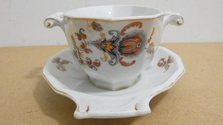 Antiek sauskom, sausboot [1219], Antiek en Kunst, Antiek | Servies los, Ophalen of Verzenden