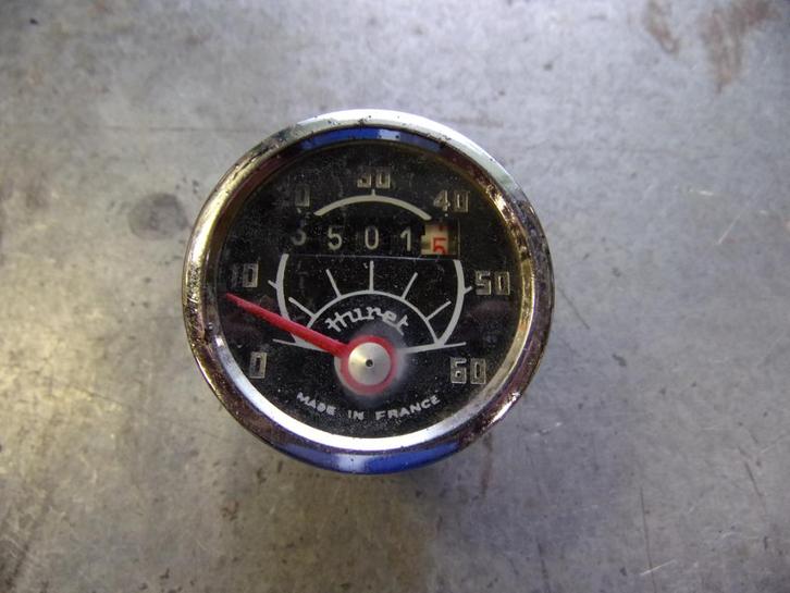 Huret kilometerteller, Fietsen en Brommers, Brommeronderdelen | Oldtimers, Gebruikt, Puch, Overige typen, Ophalen