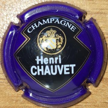 Champagnecapsule Henri CHAUVET violet & zwart nr.11 beschikbaar voor biedingen