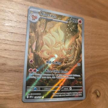 Ninetales art pokemon kaart  beschikbaar voor biedingen