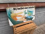 DELUXOL olie oud reclamebord, Verzamelen, Merken en Reclamevoorwerpen, Reclamebord, Gebruikt, ., Ophalen of Verzenden