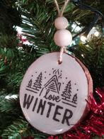 Diverse houten kerstornamenten kersthangers bijna gratis, Diversen, Kerst, Ophalen of Verzenden, Nieuw