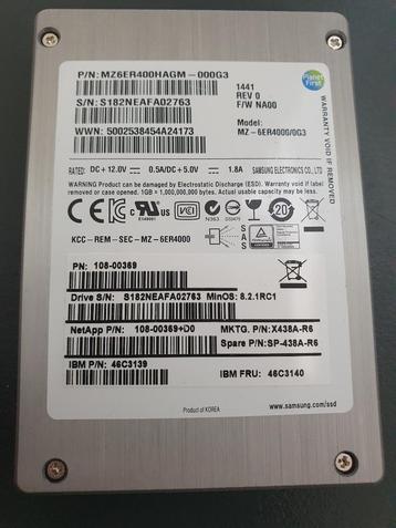 Samsung/IBM 400gb SAS disken beschikbaar voor biedingen
