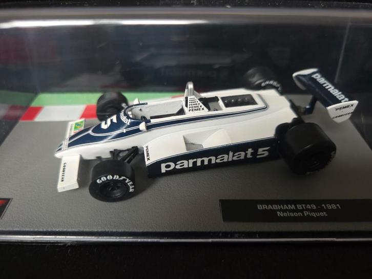 Brabham BT49 F1 1981 – Nelson Piquet – schaal 1:43, Hobby en Vrije tijd, Modelauto's | 1:43, Auto, Overige merken, Ophalen of Verzenden