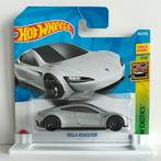 2017 Tesla Roadster zilver Hotwheels, Nieuw, Ophalen of Verzenden, Auto