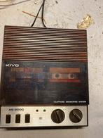 Vintage Antwoordapparaat KIYO AS-2000, Telecommunicatie, Antwoordapparaten, Ophalen of Verzenden, Zo goed als nieuw, Met bandjes