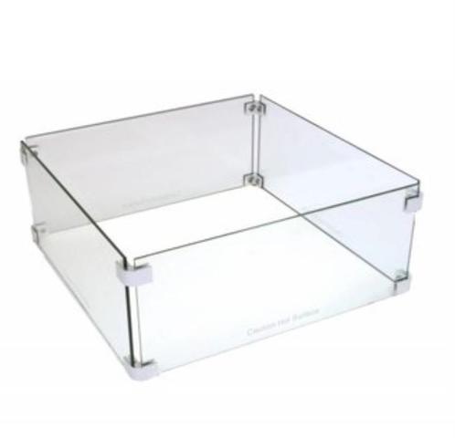 Te Koop glazenombouw vuurtafel, Tuin en Terras, Vuurtafels, Nieuw, Ophalen of Verzenden