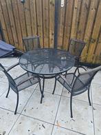 Tuinset gietijzer, Tuin en Terras, Tuinsets en Loungesets, Ophalen, Gebruikt, Overige materialen, 2 zitplaatsen