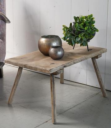 Kruk, Bijzettafel, Houten krukje, Salontafel, Vintage kruk beschikbaar voor biedingen