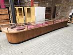 Grote Vintage Jaren 60 Toonbank Vitrine Kast Juwelier, Huis en Inrichting, Kasten | Vitrinekasten, Ophalen, Gebruikt, 75 cm of meer