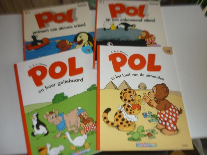 C&V Hansen: 4x Pol (nieuwe uitgaves), Boeken, Stripboeken, Gelezen, Meerdere stripboeken, Ophalen of Verzenden