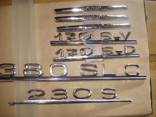 Nieuwe originele kofferemblemen MERCEDES oldtimers 170/180/2, Auto-onderdelen, Klein materiaal, Mercedes-Benz, Oldtimer onderdelen