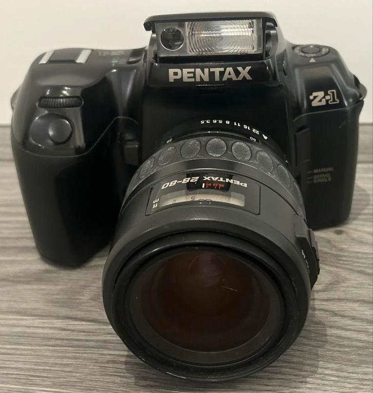 Pentax Z-1 met SMC Pentax FA 28-80 lens, Audio, Tv en Foto, Fotocamera's Analoog, Gebruikt, Spiegelreflex, Pentax, Ophalen of Verzenden