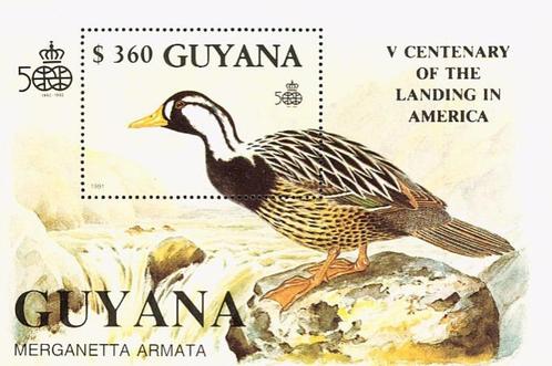 GUYANA 109 - Dieren: vogels (bergbeekeend), Postzegels en Munten, Postzegels | Thematische zegels, Postfris, Dier of Natuur, Ophalen of Verzenden