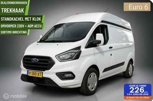 Ford Transit Custom 320 2.0 TDCI L2H2 Sortimo servicebus, Auto's, Bestelauto's, Particulier, Te koop, ABS, Airbags, Airconditioning