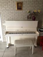 Prachtige akoustische staande piano in nieuwstaat, Muziek en Instrumenten, Piano's, Piano, Ophalen of Verzenden, Hoogglans, Wit