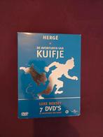 KUIFJE Luxe dvd box 7 dvd's orgineel nieuwstaat Hergé TINTIN, Europees, Tekenfilm, Boxset, Ophalen of Verzenden