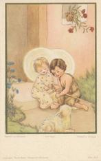 12 Mooie kinderprentjes van uitg. KAM serie KH, Verzenden, Zo goed als nieuw, Kaart of Prent, Christendom | Katholiek