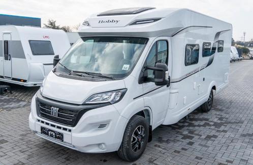 Hobby Optima De Luxe T70 F Bwjr. 2024, 18.000 km, Caravans en Kamperen, Campers, Particulier, Half-integraal, tot en met 3, Hobby