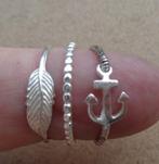 zilveren ringen set STE-BEE 925 [939], Verzenden, Nieuw, Kleiner dan 17, Dame