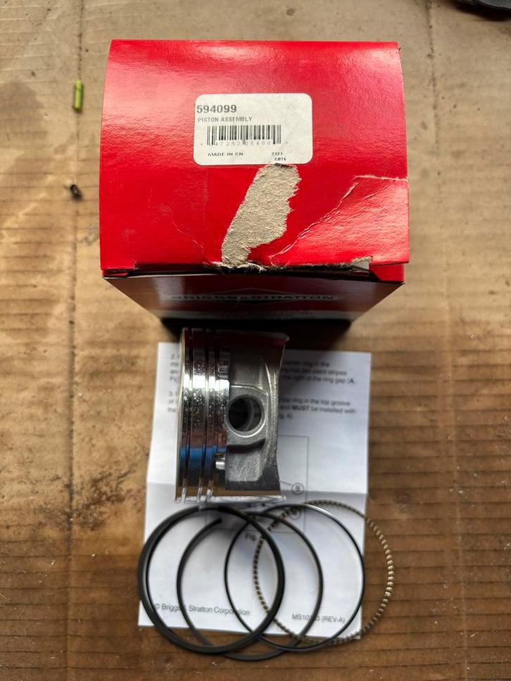 zuiger briggs en stratton compleet voor grasmaaier, Tuin en Terras, Grasmaaiers, 50 cm of meer, Ophalen of Verzenden