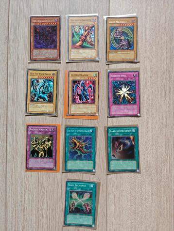 10 stuks Yu-gi-Oh! kaarten beschikbaar voor biedingen