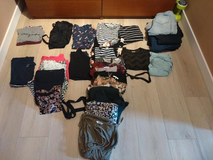 Positiekleding XL / 42/ 44, Kleding | Dames, Positiekleding, Gedragen, Jurk, Maat 42/44 (L), Zwart, Ophalen