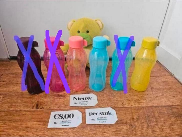 *# Tupperware NIEUWE eco flessen 310 ml draaidop, Huis en Inrichting, Keuken | Tupperware, Nieuw, Beker of Kan, Blauw, Groen, Paars