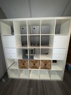 IKEA Kallax kast met accessoires - Gedemonteerd, Ophalen, Kunststof, Gebruikt, 150 tot 200 cm