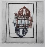 Watertoren Zoetermeer 1/3 - Kunstenaar: Marjolein van de Vel, Antiek en Kunst, Kunst | Etsen en Gravures, Ophalen of Verzenden
