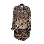 Est’Seven | Blousejurk Rio print tijger slang | Maat M, Kleding | Dames, Jurken, Ophalen of Verzenden, Nieuw