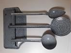 Emaille grijs gewolkte lepel rek, Antiek en Kunst, Antiek | Emaille, Ophalen of Verzenden