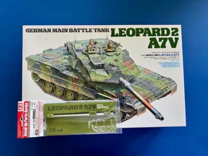 Tamiya	35387	German Leopard 2 A7V	1/35 incl alu loop!, Hobby en Vrije tijd, Modelbouw | Auto's en Voertuigen, Nieuw, Overige typen