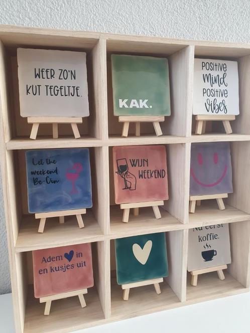 Tegeltjes, Huis en Inrichting, Woonaccessoires | Tekstborden en Spreuken, Nieuw, Ophalen of Verzenden