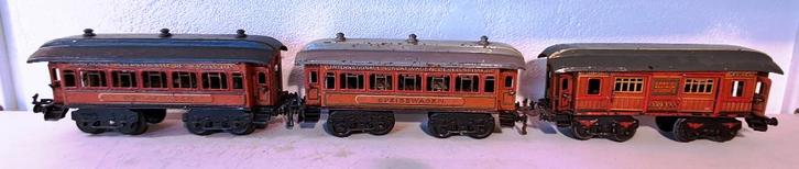 Bing spoor 0 ciwl internationale teak rijtuigen 1911-22,, Antiek en Kunst, Antiek | Speelgoed, Ophalen of Verzenden