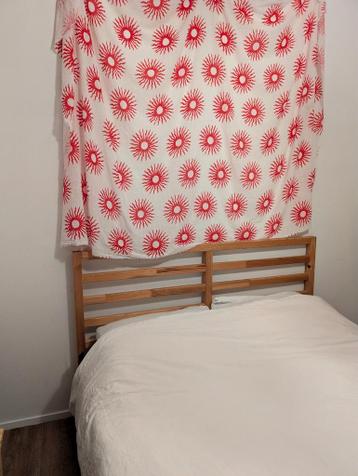 Ikea Tarva bedframe 140x200 met lattenbodem - afbeelding 1