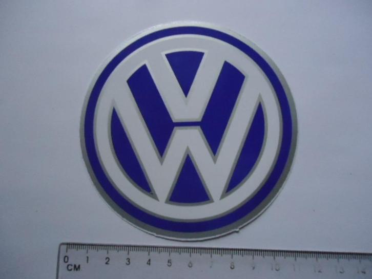 sticker NIEUW VW Volkswagen logo plastic auto, Verzamelen, Stickers, Nieuw, Verzenden